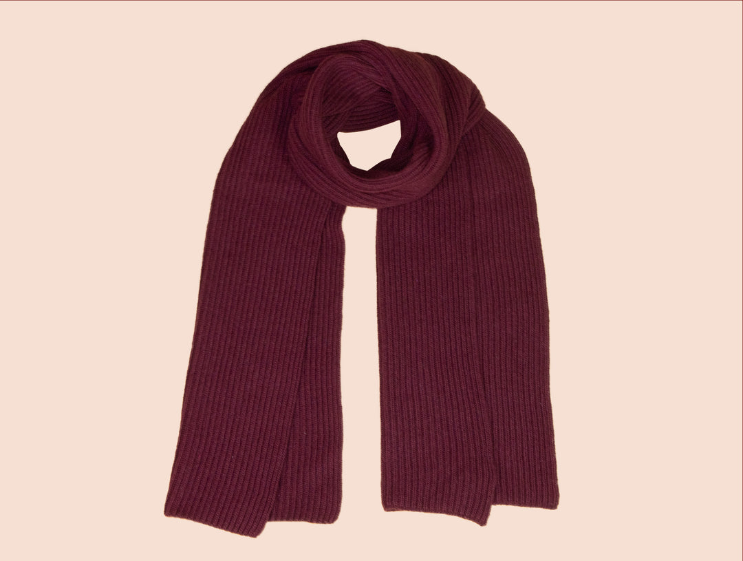Écharpe Unie Noir – Mélange Cachemire, Laine, Viscose – Femme/Homme – Neuf Sans étiquette