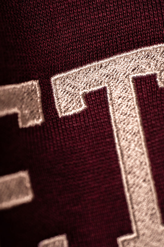 Pétrone sweat capuche hoodie homme Tencel coton bio bordeaux foncé homme#couleur_bordeaux-foncé