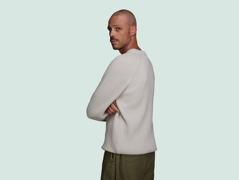 Pétrone Pull Réconfortant homme écru#couleur_écru