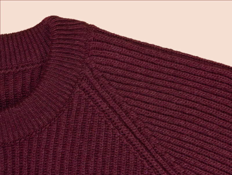 Pétrone Pull Réconfortant bordeaux foncé homme zoom#couleur_bordeaux-foncé