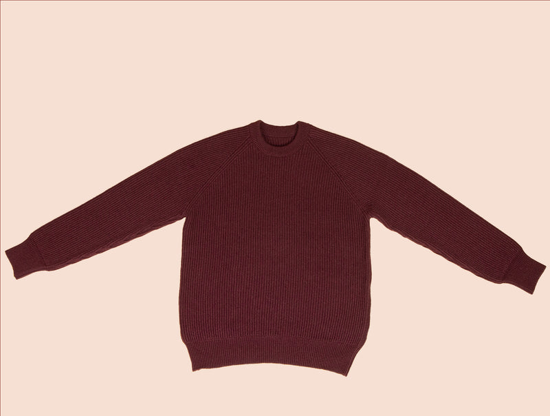 Pétrone Pull Réconfortant bordeaux foncé homme face#couleur_bordeaux-foncé