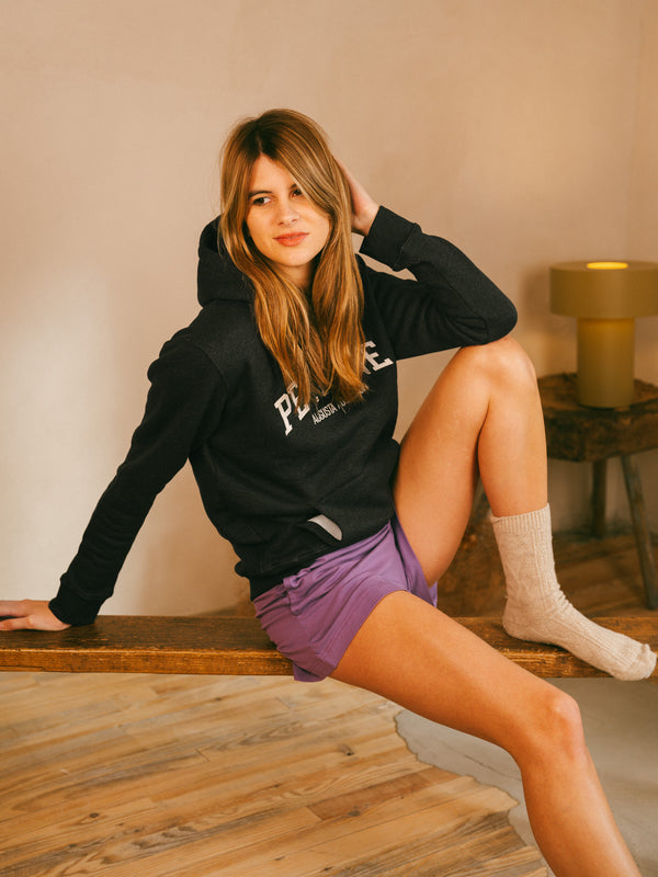 Pétrone short de pyjama lilas femme#couleur_lilas