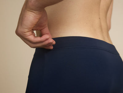 Pétrone shorty bain econyl bleu marine homme#couleur_bleu-marine