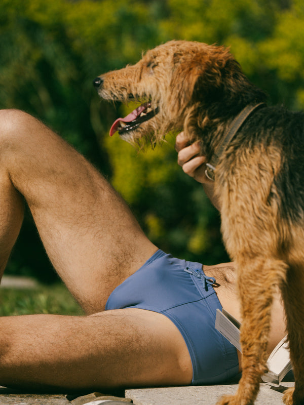 Pétrone slip bain econyl bleu céruléen homme#couleur_bleu-céruléen