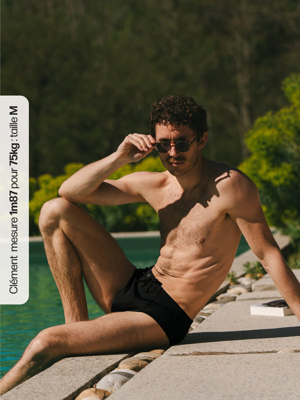 Pétrone slip bain econyl noir homme#couleur_noir