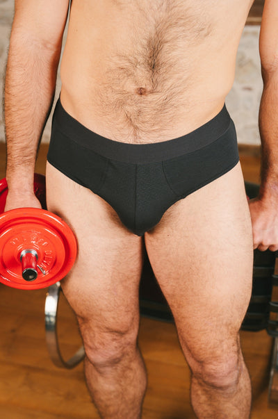 Pétrone slip sport tencel gris anthracite homme