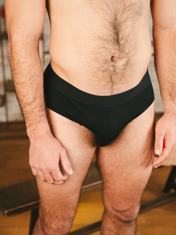 Pétrone slip sport tencel noir homme#couleur_noir