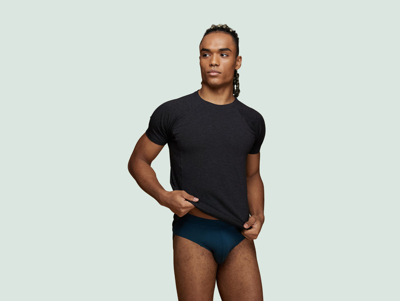 Pétrone slip sport tencel bleu pétrole homme t-shirt#couleur_bleu-pétrole