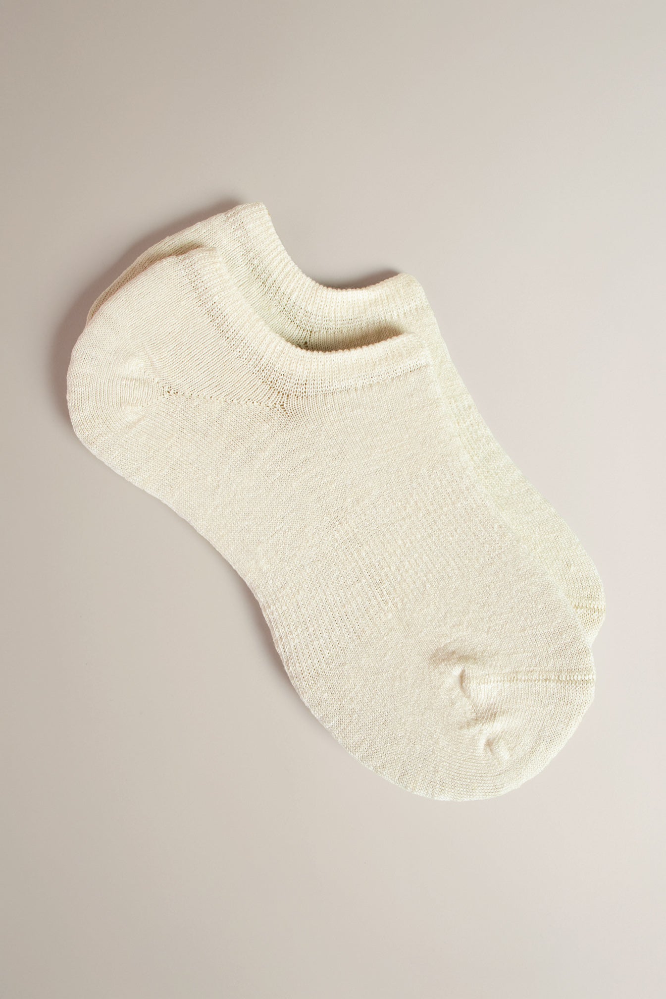 Socquettes en lin & coton