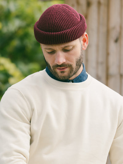 Pétrone sweat homme Tencel coton bio écru homme#couleur_écru