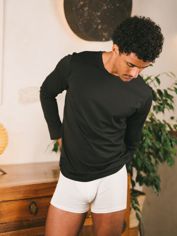 Ensemble de pyjama coton biologique tencel lyocell homme#