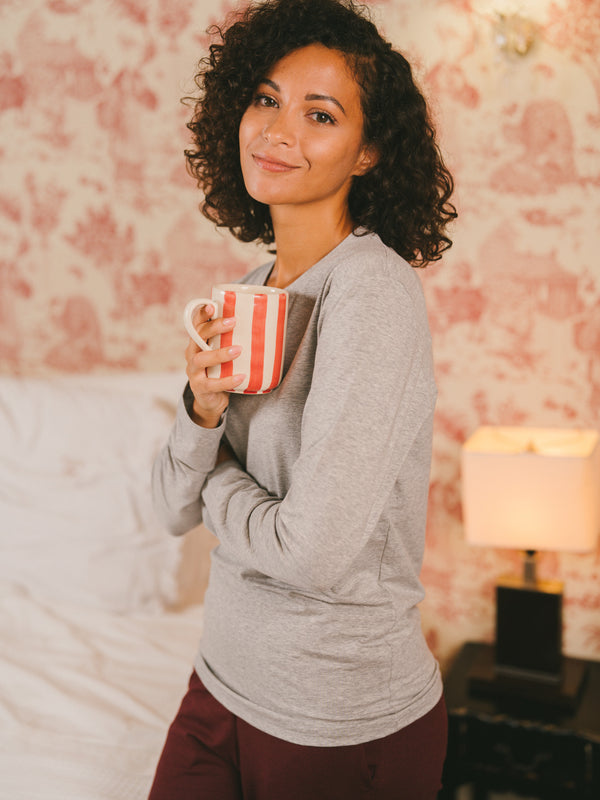 Ensemble de pyjama coton biologique tencel lyocell femme#