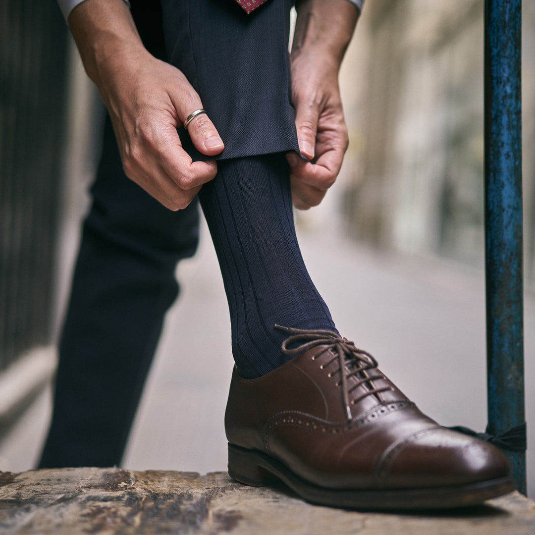 Quelles chaussettes pour homme porter pour aller au bureau Petrone