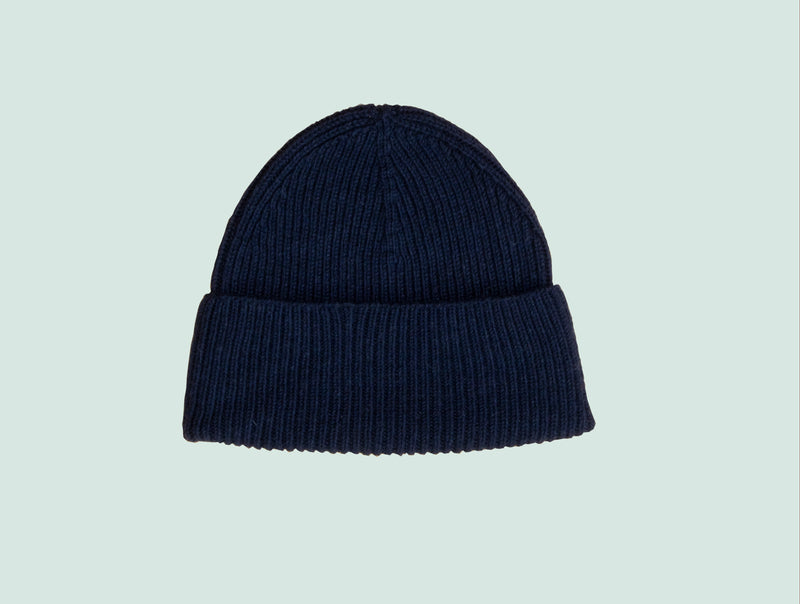 Pétrone bonnet femme zoom bleu marine#couleur_bleu-marine