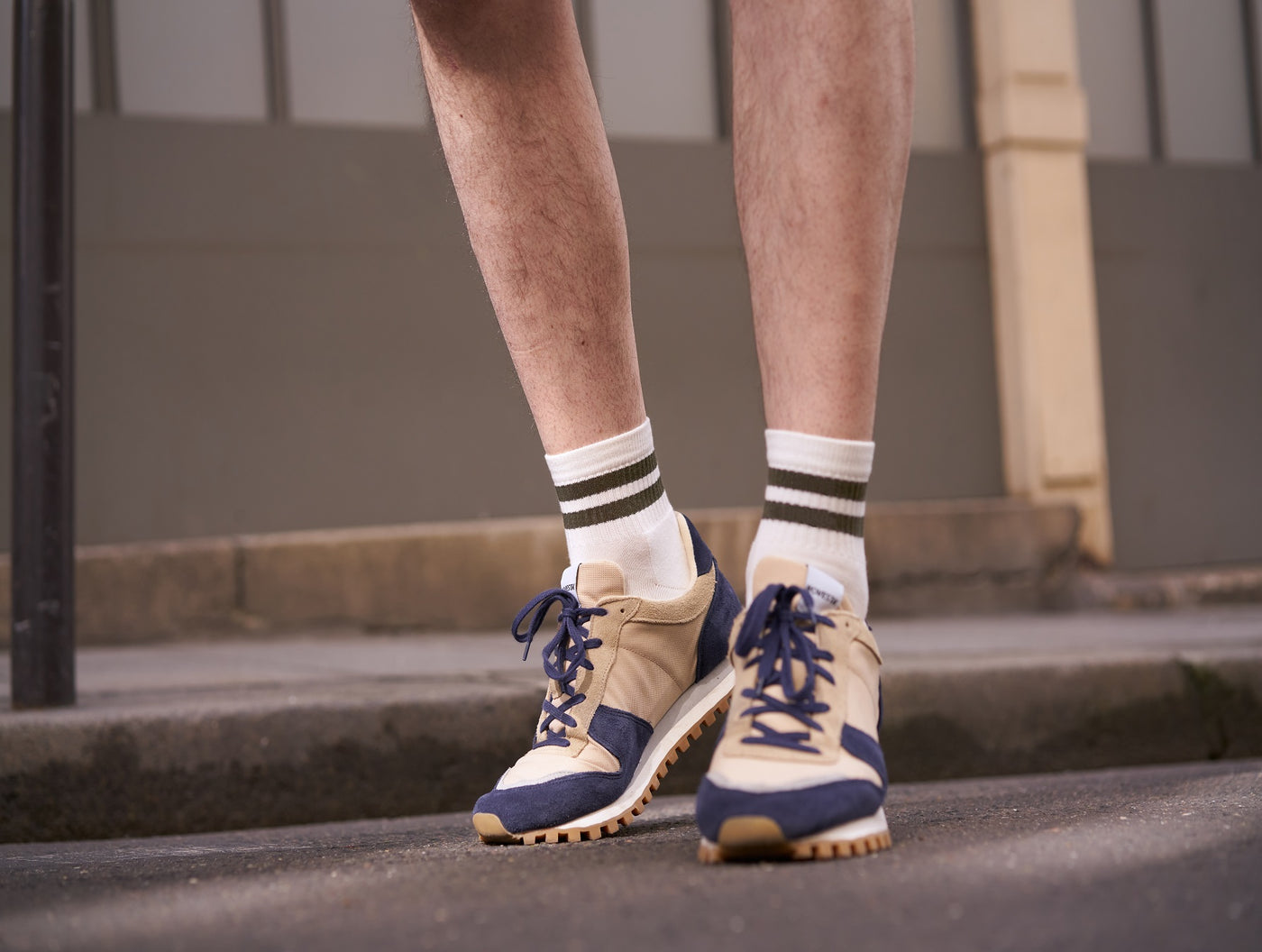 Chaussettes de tennis homme en coton biologique - Pétrone