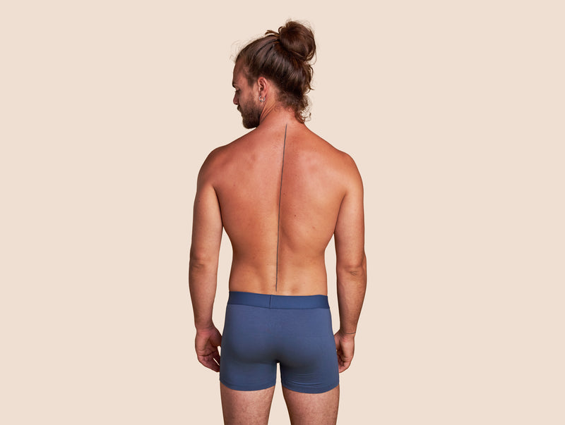 Pétrone boxer confort coton pima micromodal bleu céruléen homme#couleur_bleu-céruléen