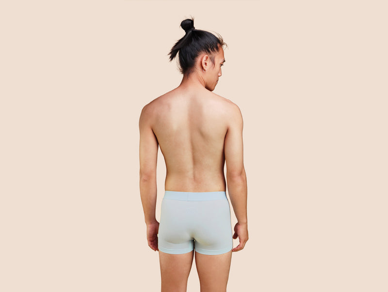 Pétrone boxer confort coton pima micromodal bleu ciel homme#couleur_bleu-ciel