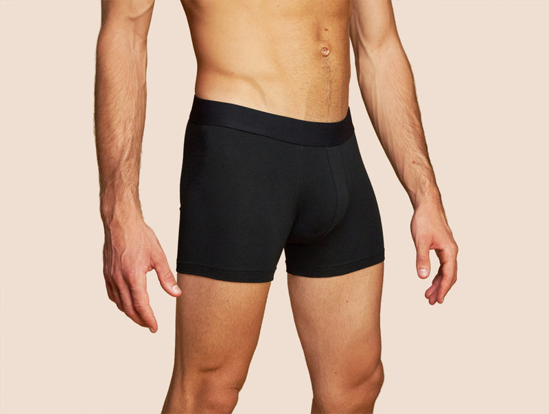 Pétrone boxer confort coton pima micromodal noir homme#couleur_noir