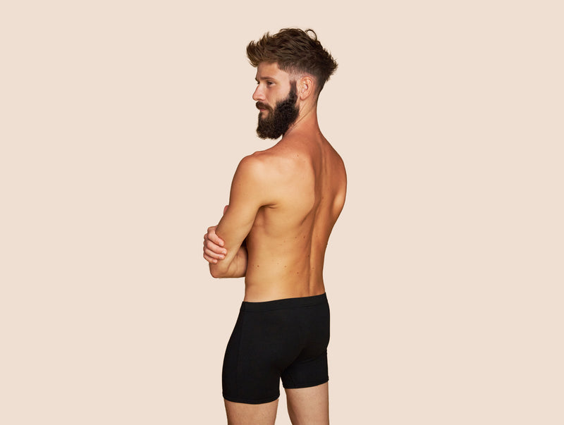 Pétrone boxer héritage coton pima micromodal noir homme#couleur_noir