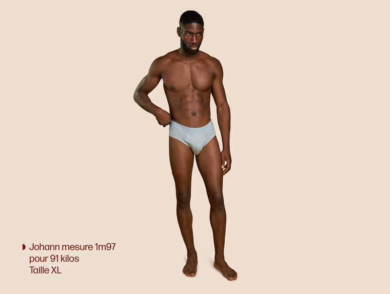 Pétrone slip coton pima micromodal bleu ciel homme#couleur_bleu-ciel