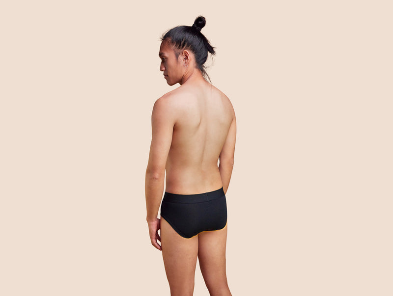 Pétrone slip coton pima micromodal bleu marine homme#couleur_bleu-marine